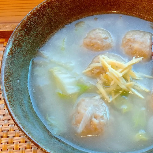 肉団子と春雨のスープ