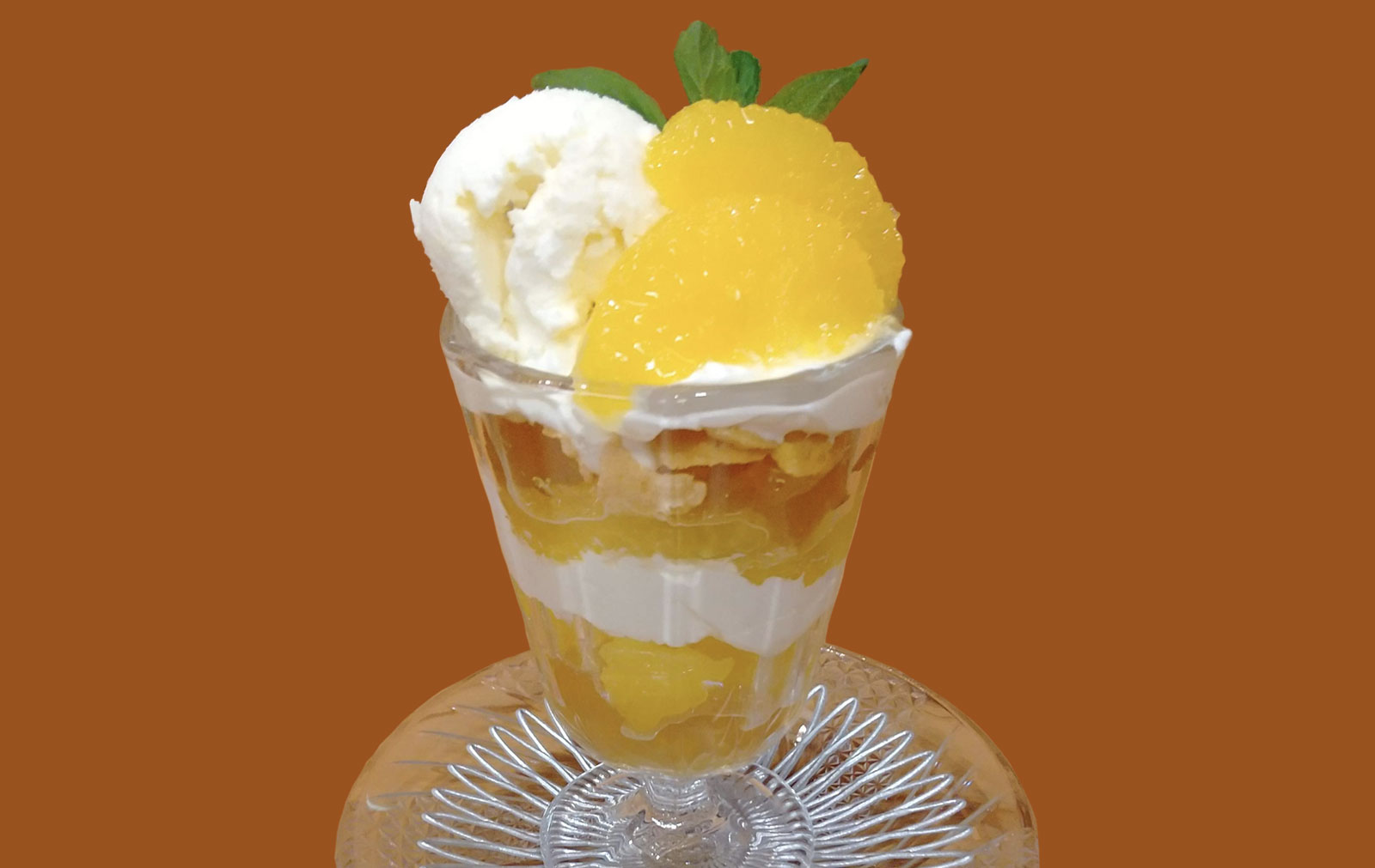 甘夏のパフェ
